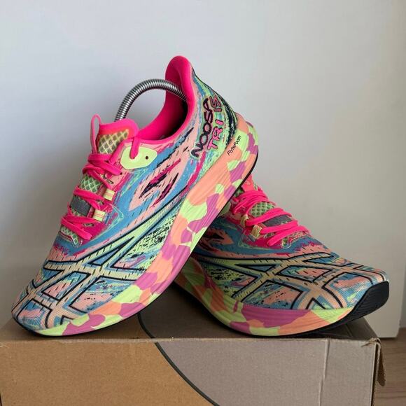 ASICS Noosa Tri 15 Avant Garde “Lime Green” Women Running Sneakers - SZ 11 - Picture 8 of 14